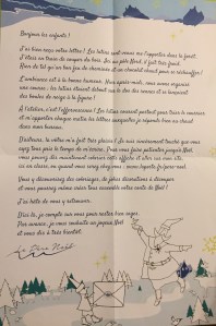 Lettre Père Noel 2016